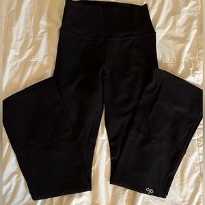 Alo Yoga Black Flare Leggings